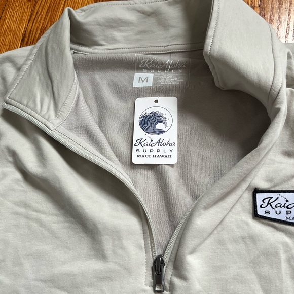 Kai Aloha Supply half zip shirt size M - Picture 1 of 2